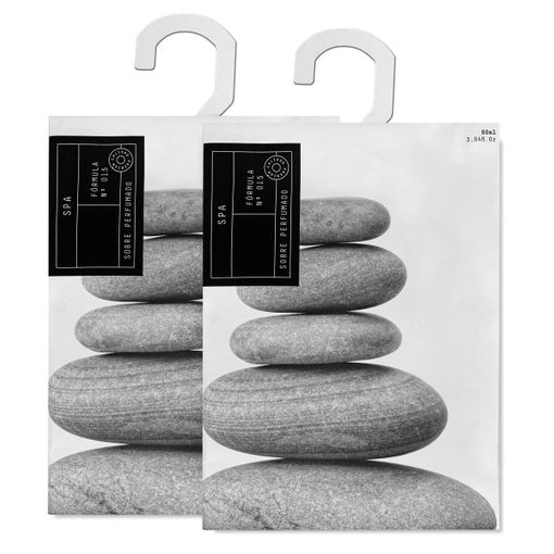 Dos ambientadores de armario de tipo percha